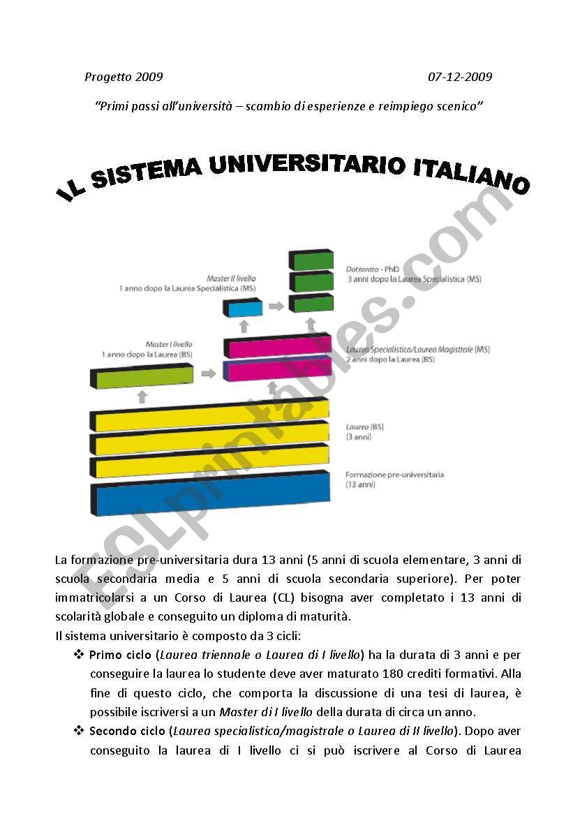 Sistema uni  worksheet