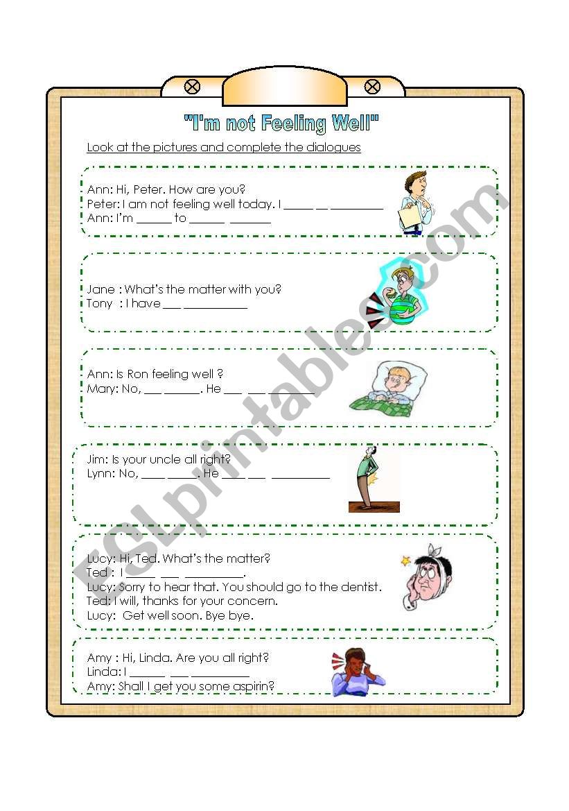 i-m-not-feeling-well-esl-worksheet-by-allbright