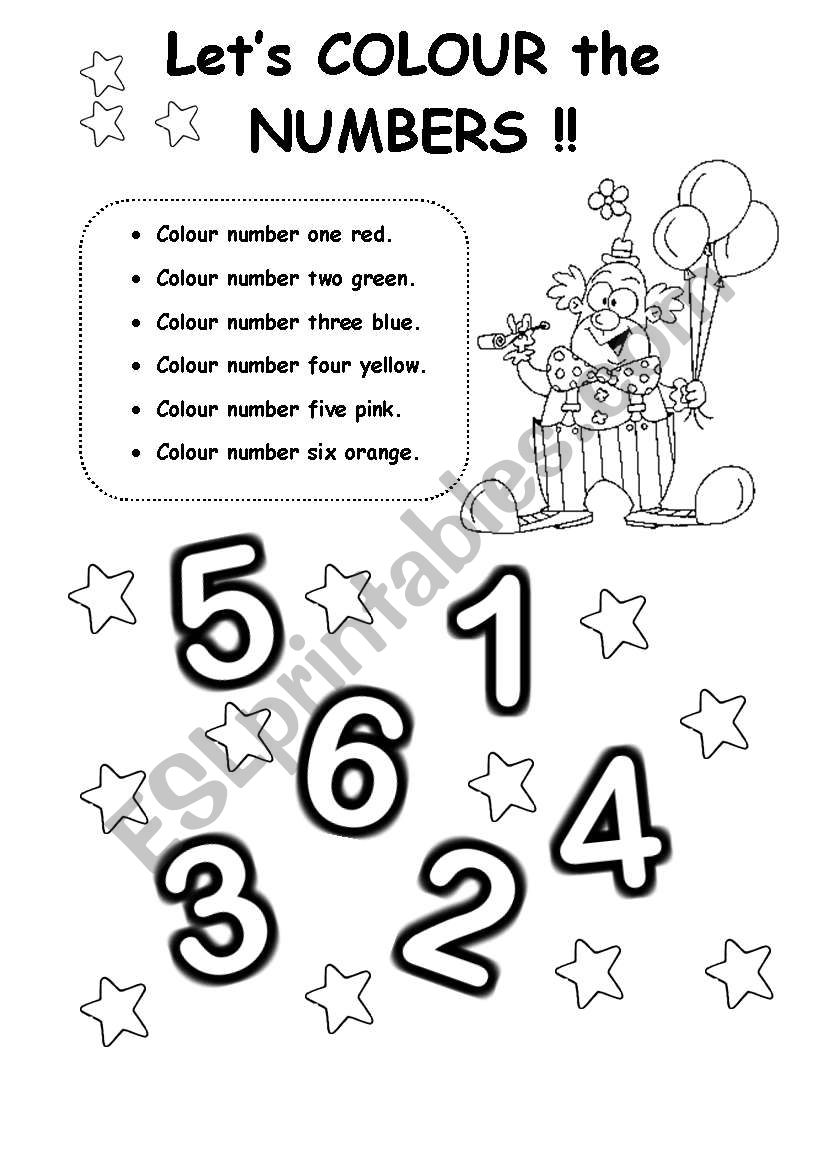 let-s-colour-the-numbers-1-to-6-esl-worksheet-by-fabiola-salinas