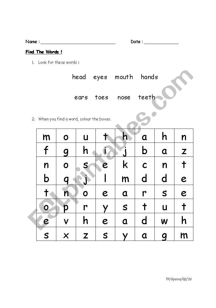 puzzle crossword worksheet