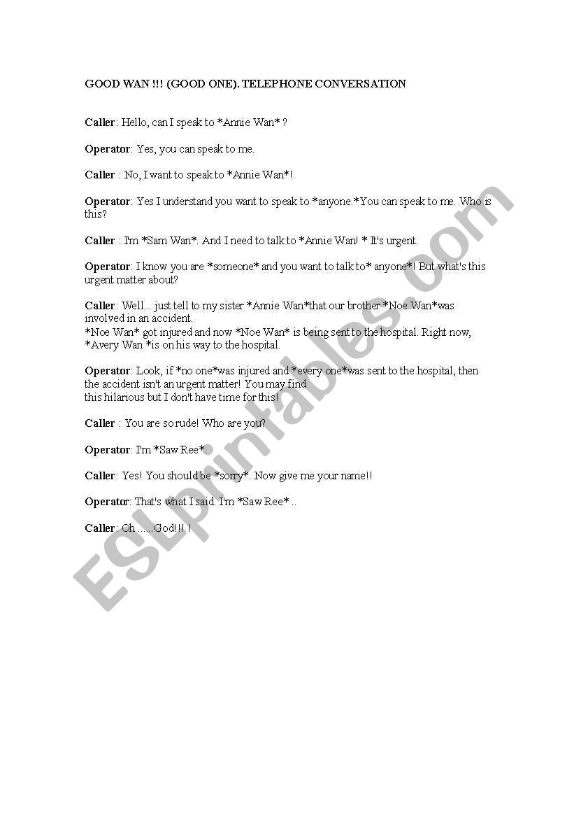 a joke worksheet