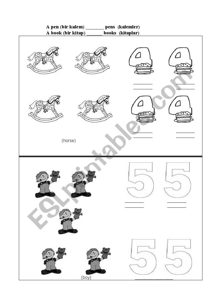 plural -s worksheet