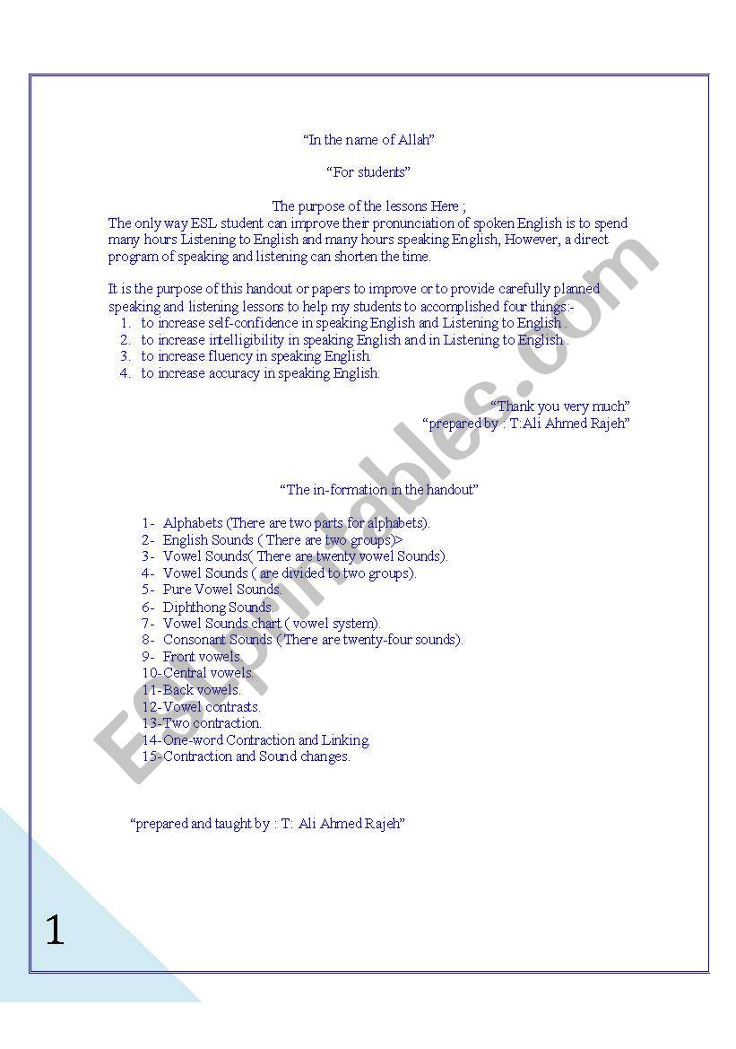 english phonetics worksheet