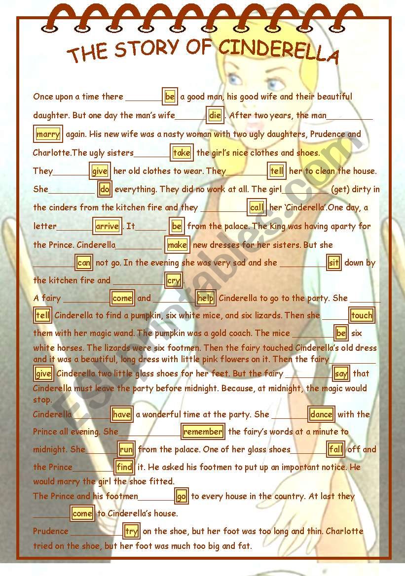 Cinderella Worksheet Kindergarten