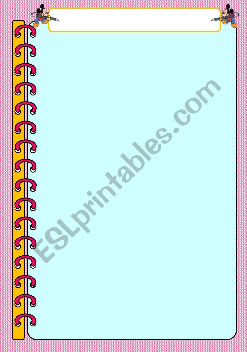 spiral notebook background powerpoint