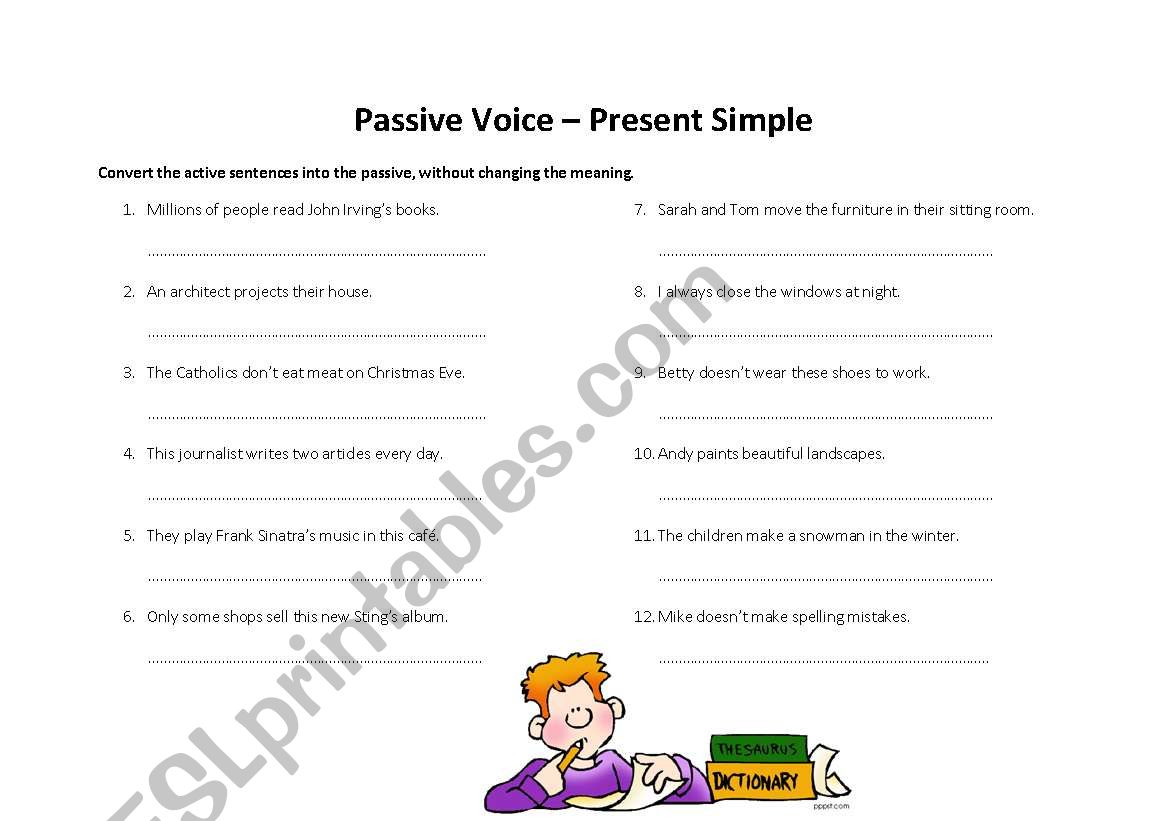 Passive Voice - Present Simple