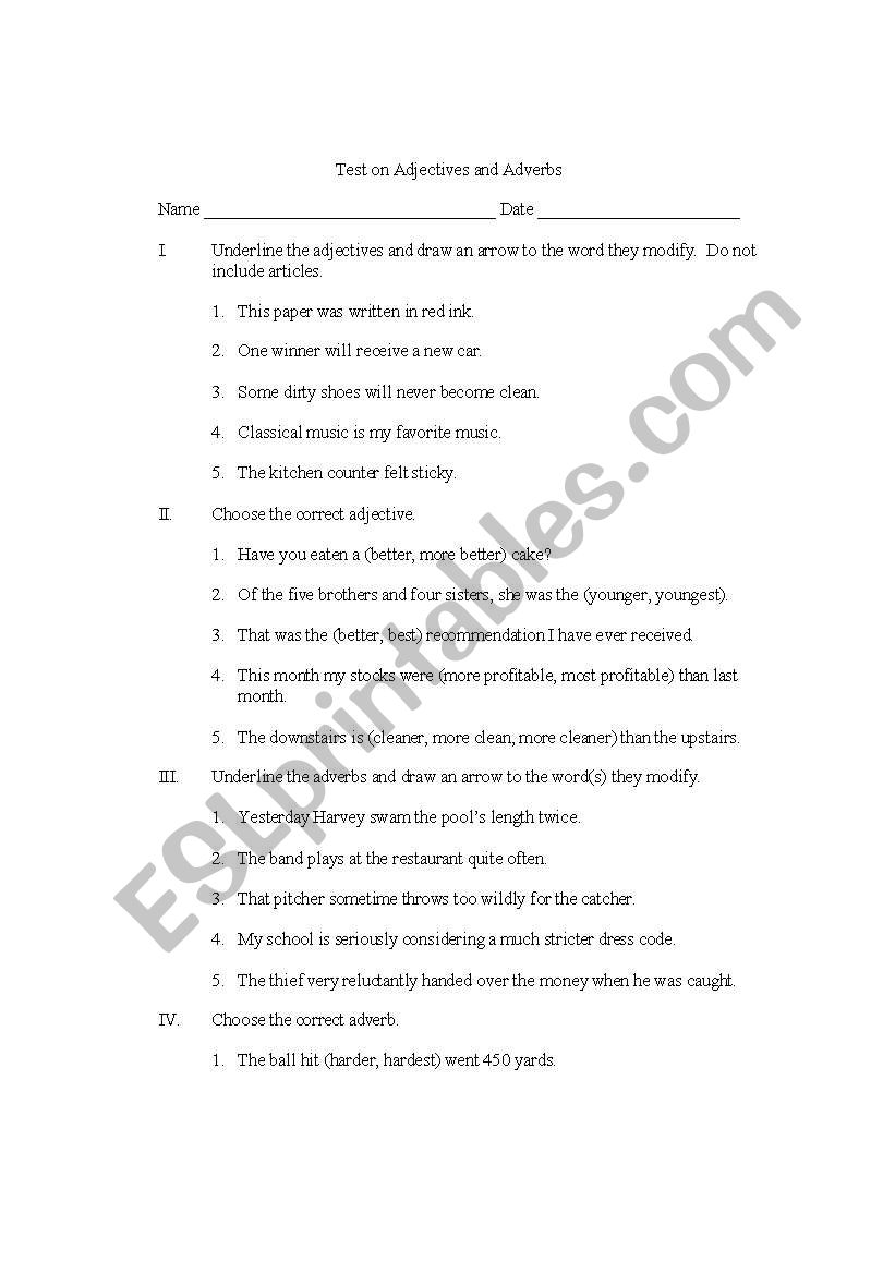 test-on-adverbs-and-adjectives-esl-worksheet-by-tdbark
