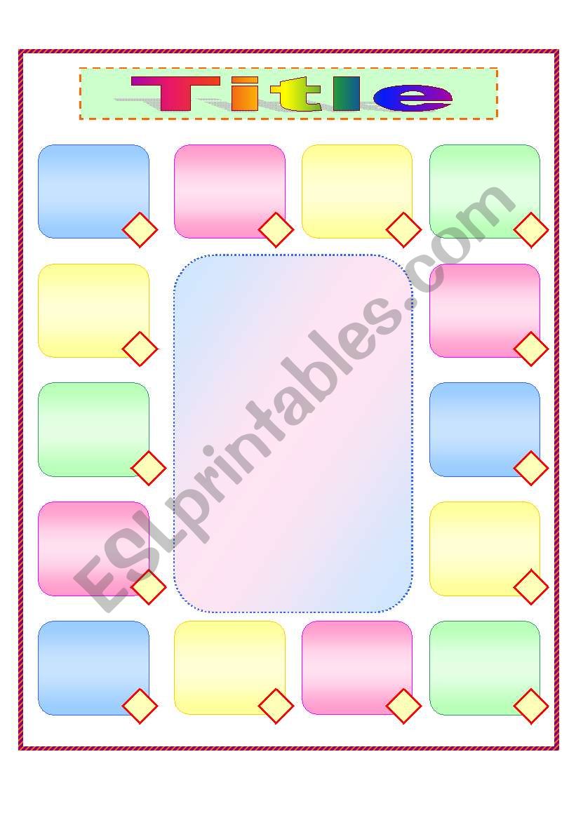 Template for a MATCHING activity