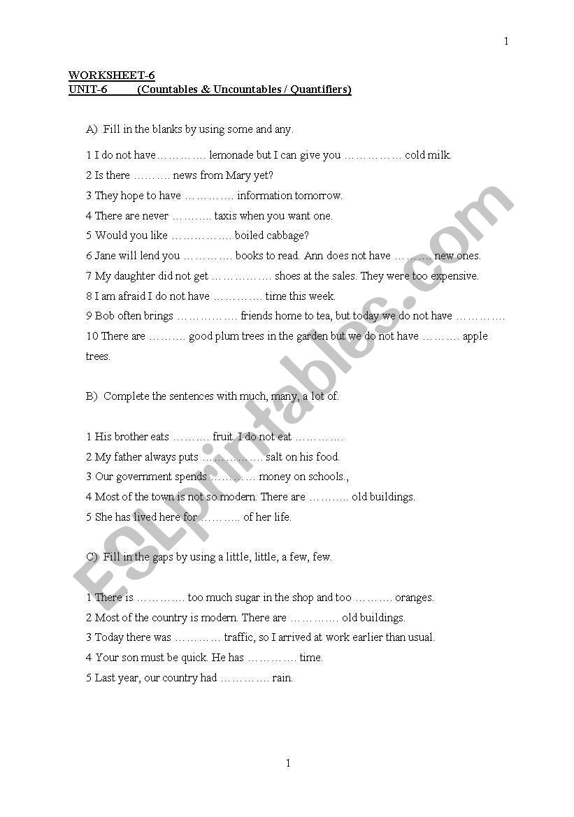 IF CLAUSES TYPE 1, 2, 3 worksheet