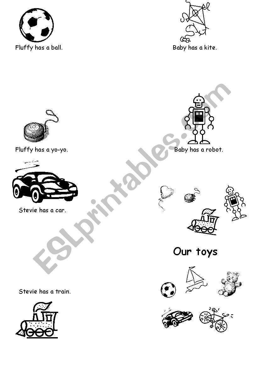 toys booklet1 worksheet