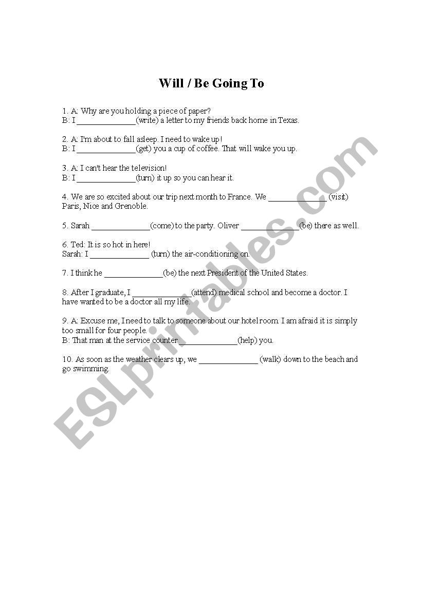 Future Forms Quiz worksheet
