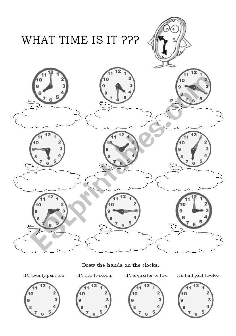 what-time-is-it-esl-worksheet-by-kate-hally
