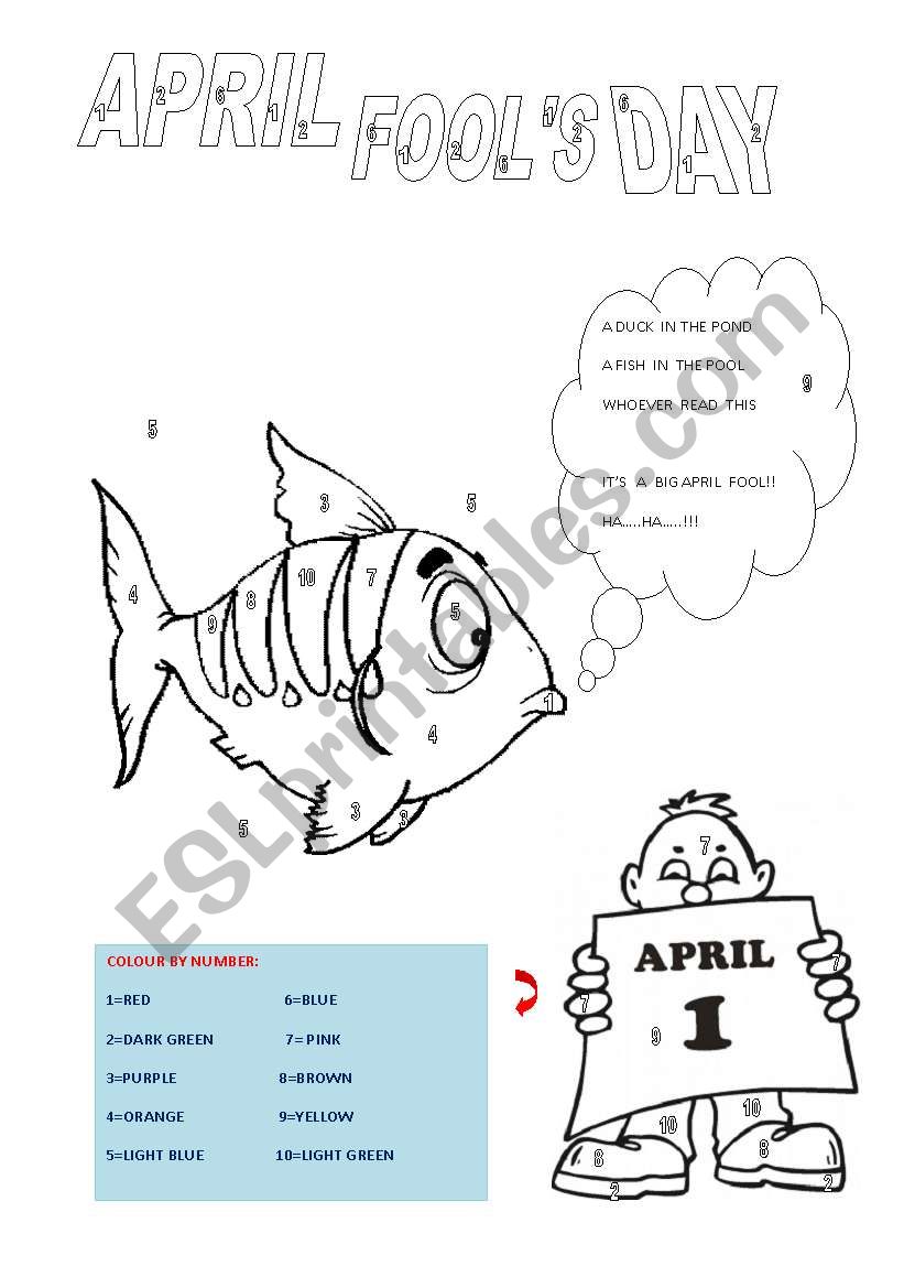 APRIL FOOL´S DAY - ESL worksheet by LIA THE TEACHER