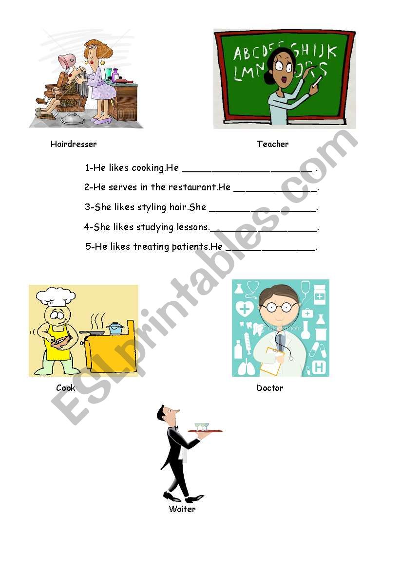 job exercise worksheet