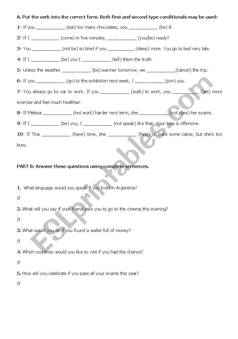 Integrated Skills Worksheet worksheet