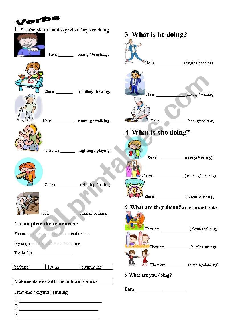 English Worksheets Is And Are