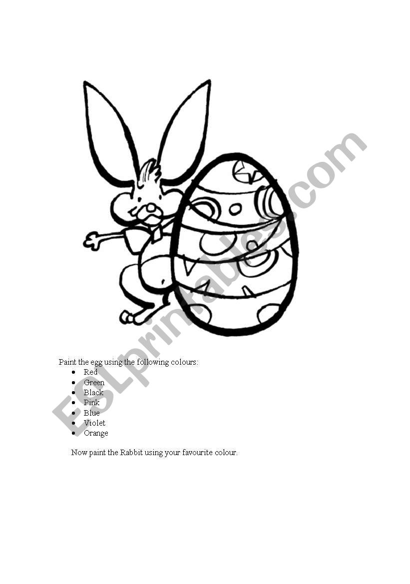 Easter  worksheet