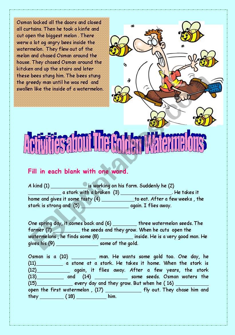 INTERESTNG STORY - PART 3 worksheet