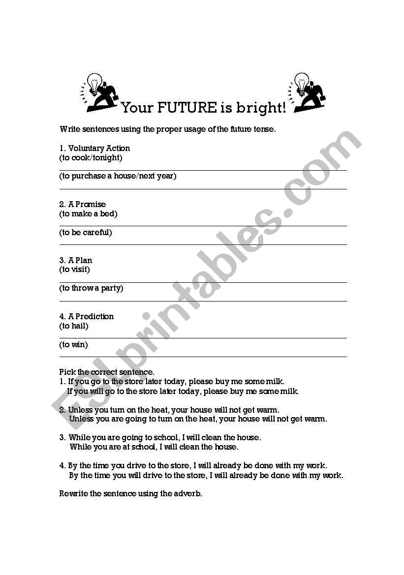 Simple Future worksheet
