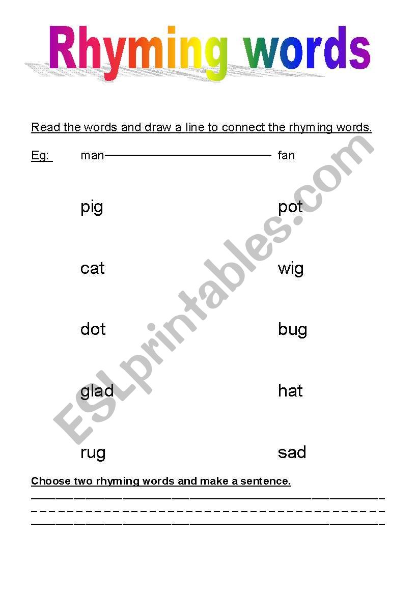english-worksheets-rhyming-words
