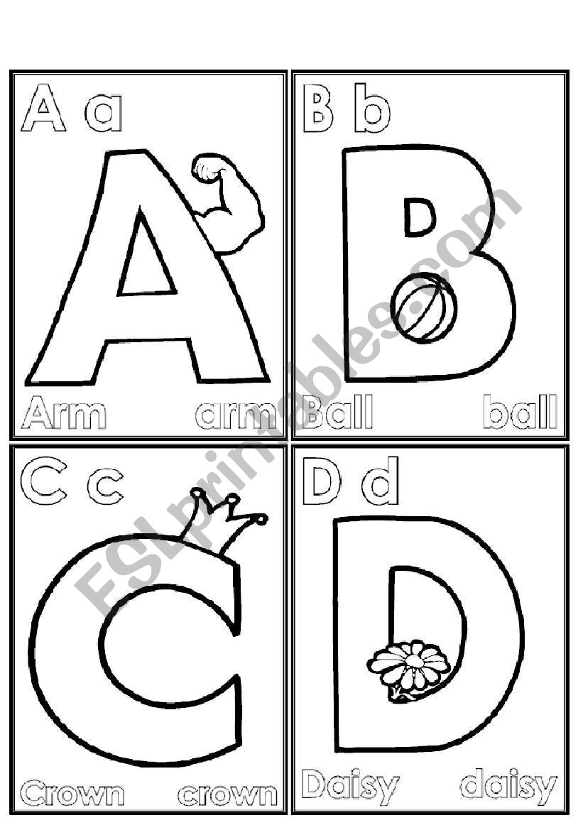 Let´s learn the alphabet! - ESL worksheet by marthukis