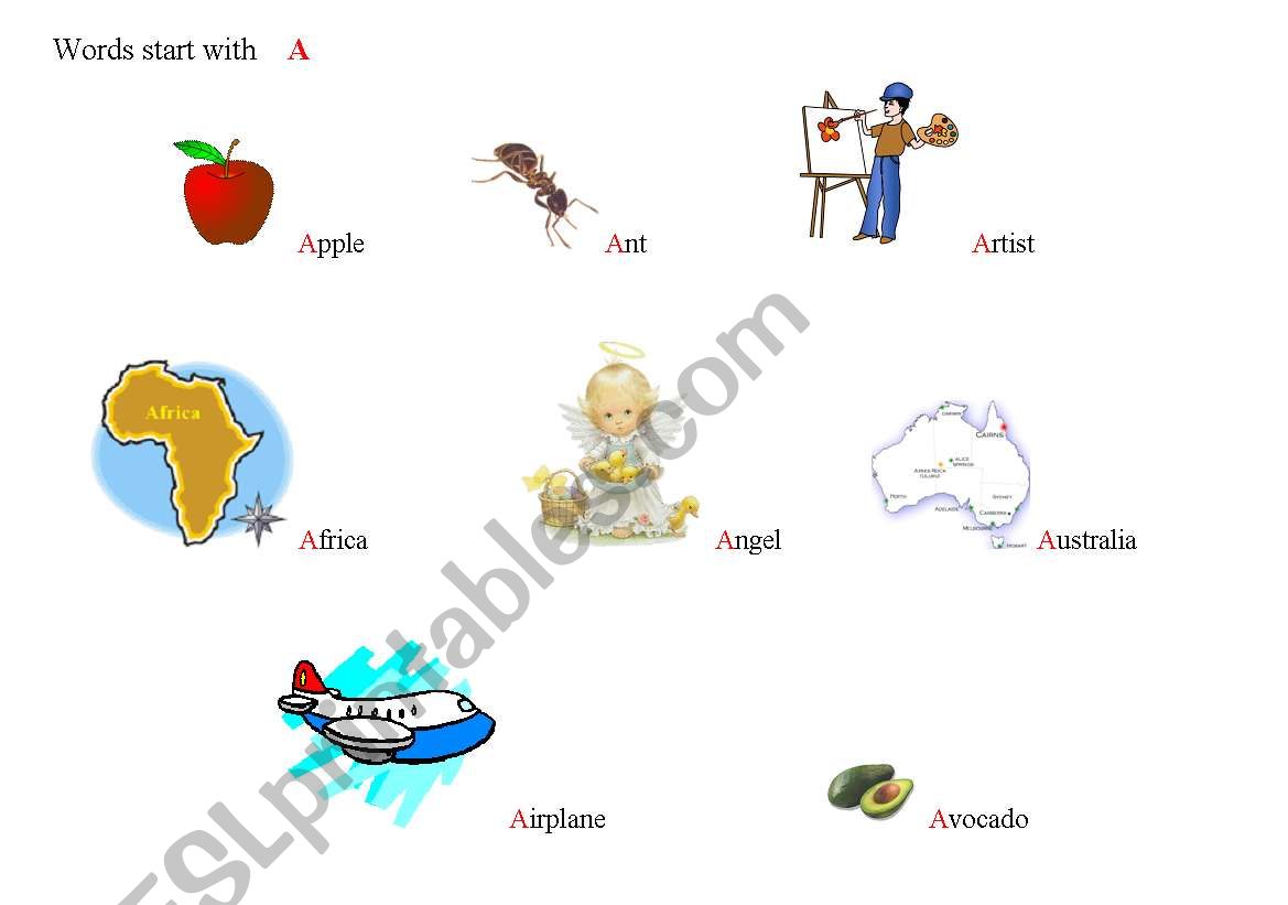 Alphabet Flash Card worksheet