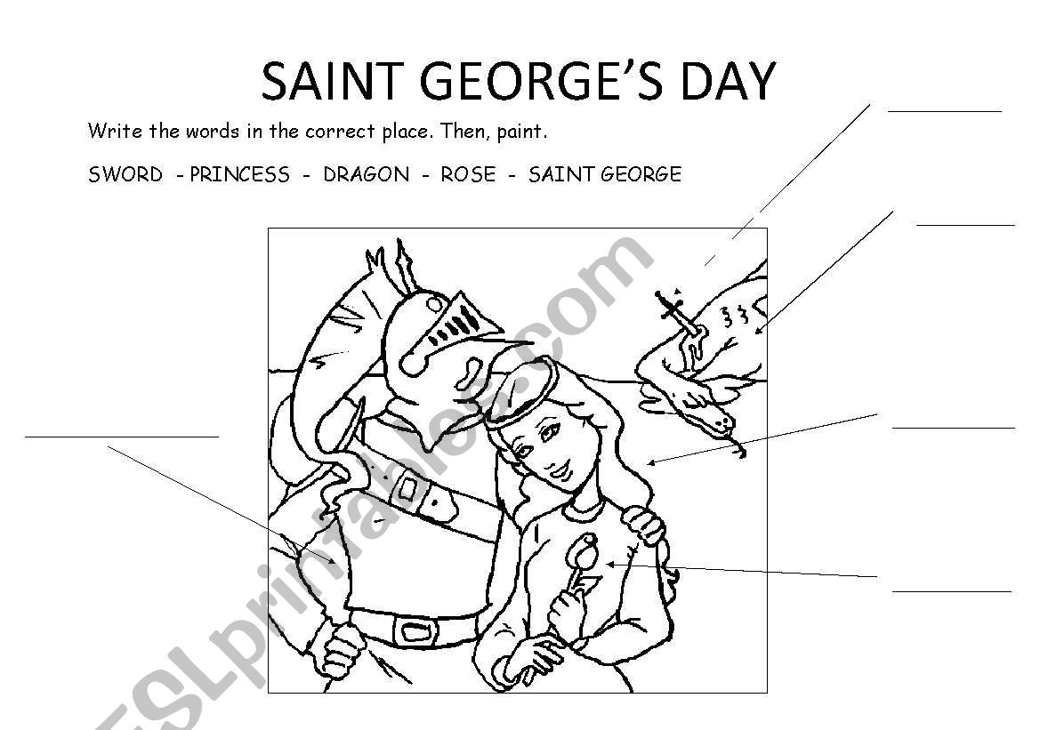 SAINT GEORGE worksheet