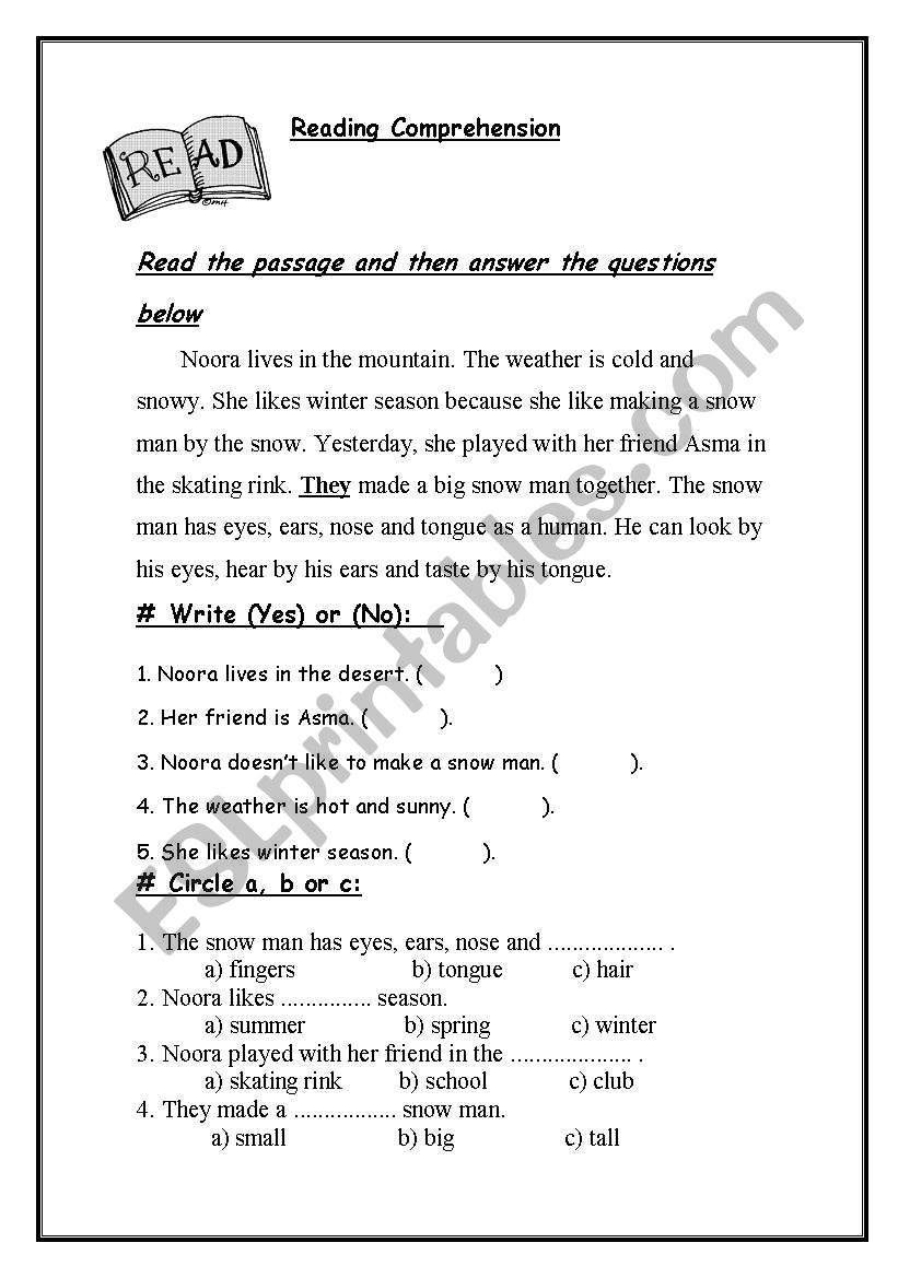 extensive reading - ESL worksheet by mamababa