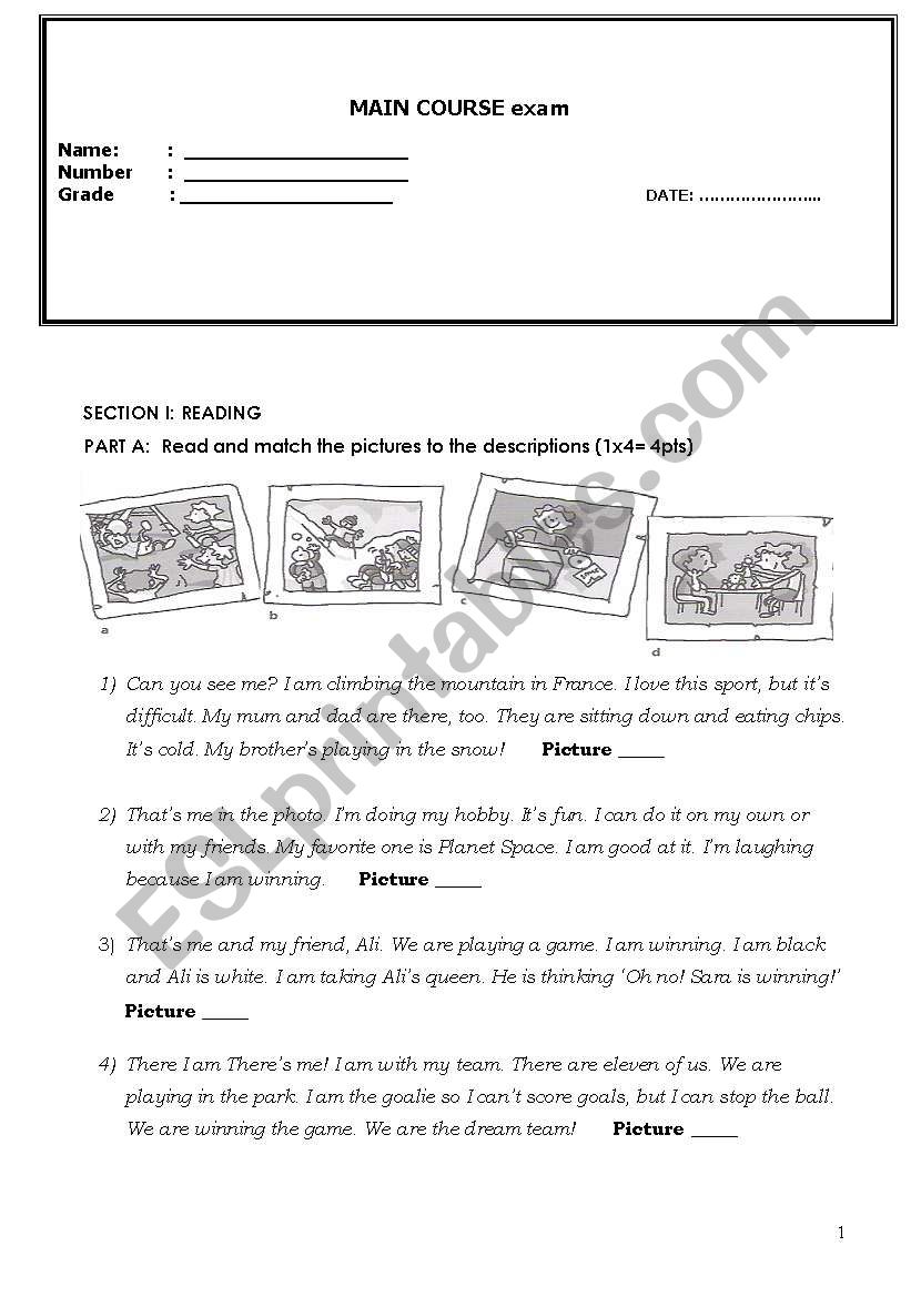 useful test for 4th, 5th and 6th grades