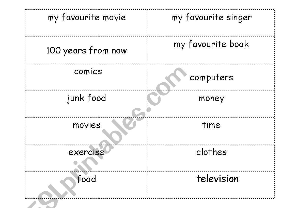 English Worksheets Easy Impromptu Speech Topics 