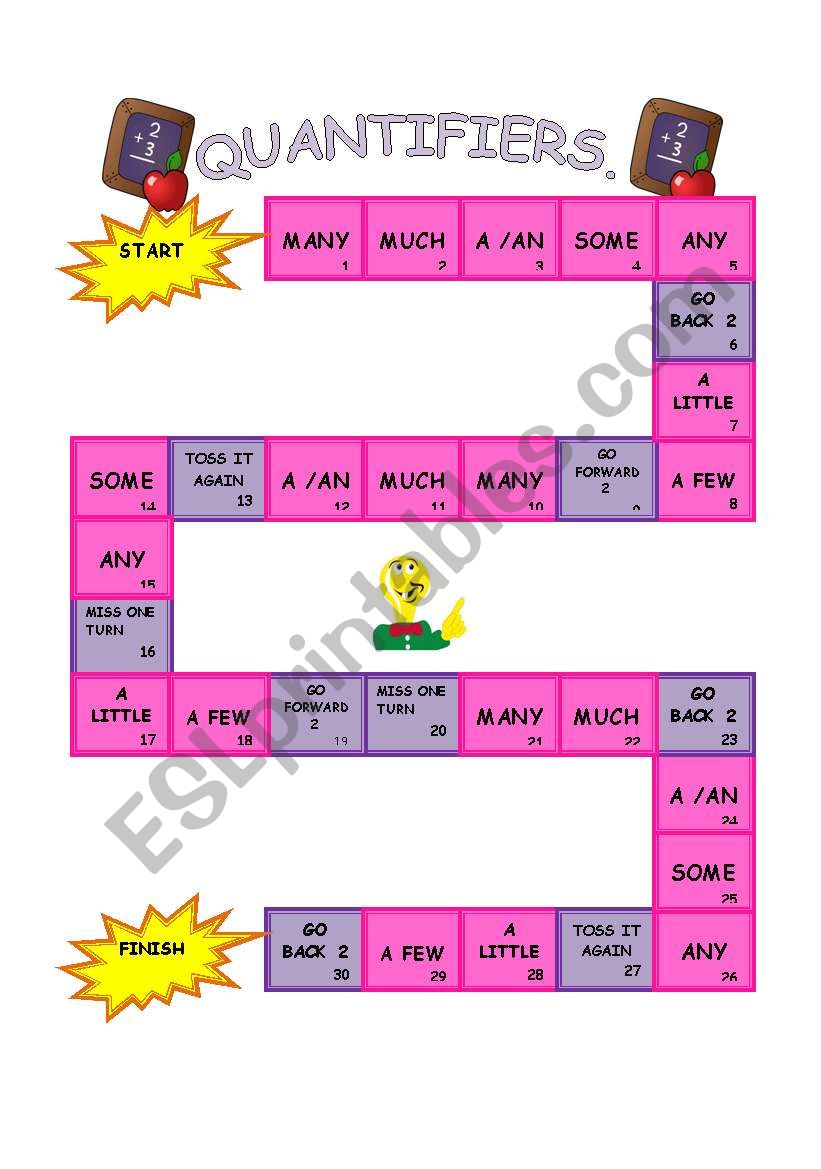 Quantifiers Much Many Any Some A Little A Few Esl Worksheet By