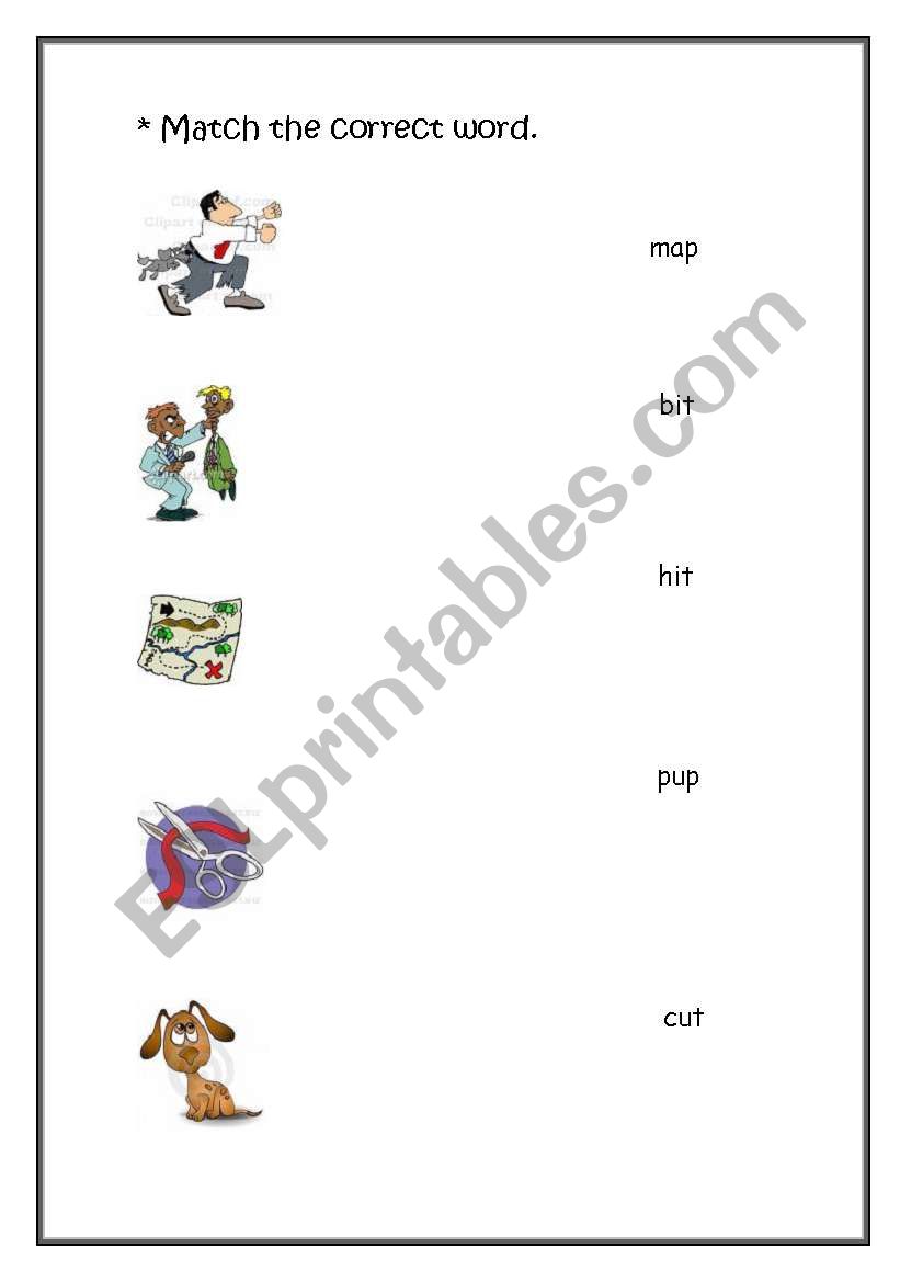 short vowels worksheet