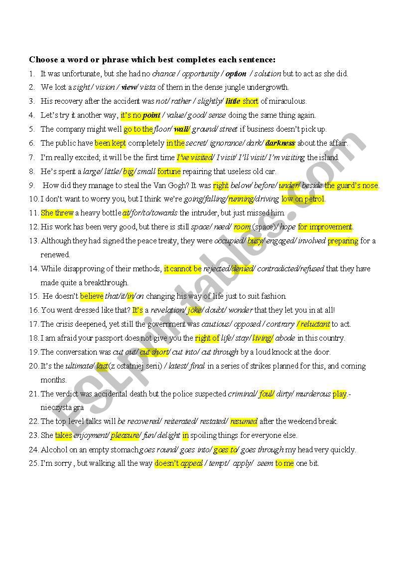 words often confusing worksheet