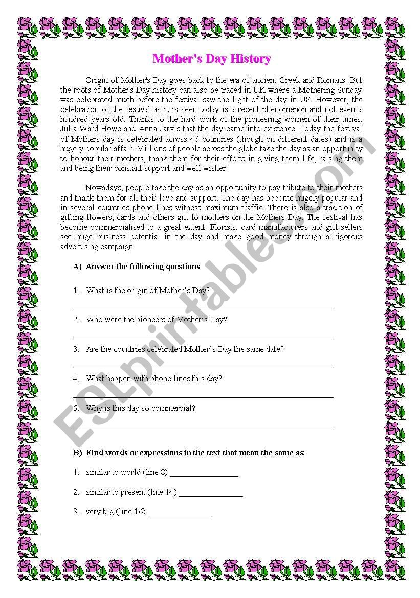 mother-s-day-history-esl-worksheet-by-ymqr21