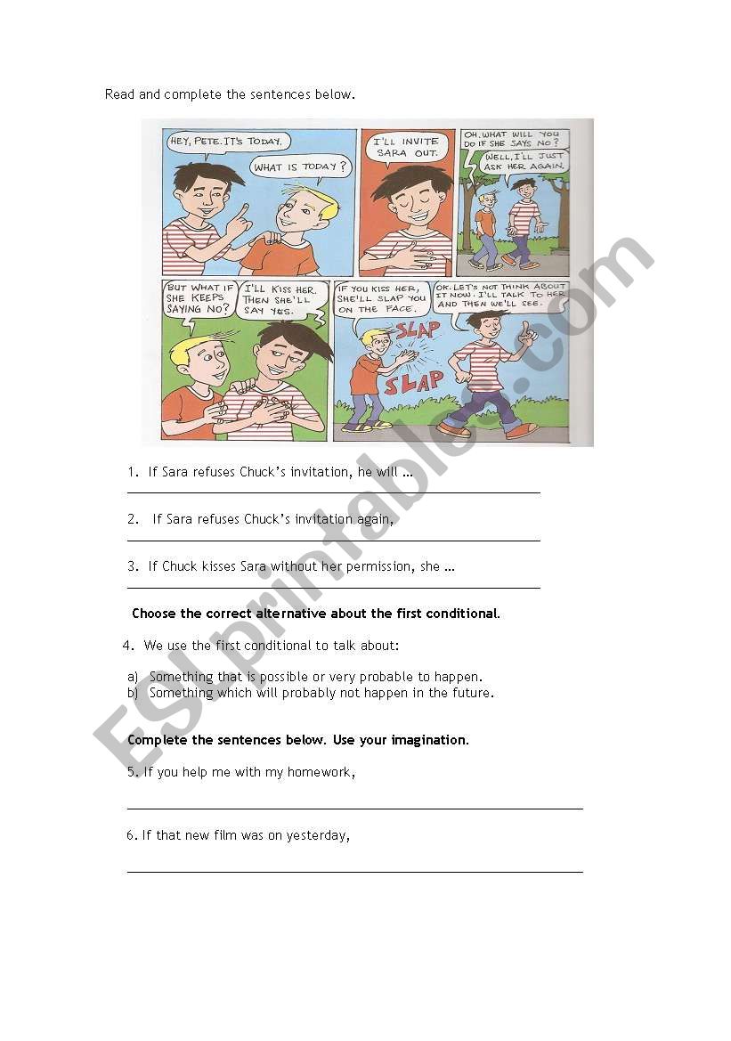 Conditional Sentences worksheet