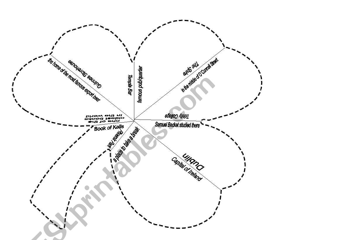 Shamrock Puzzle worksheet