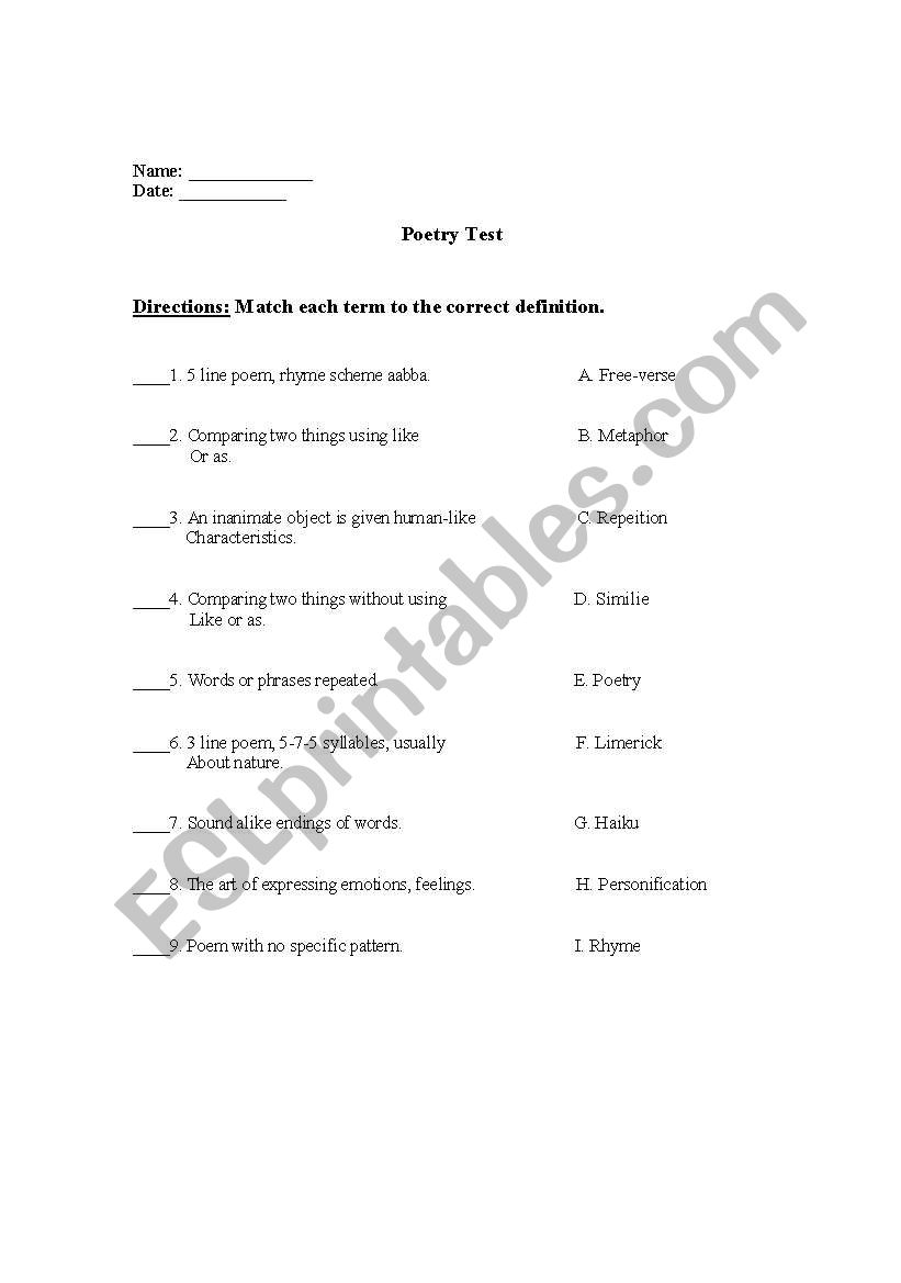 english-worksheets-poetic-techniques