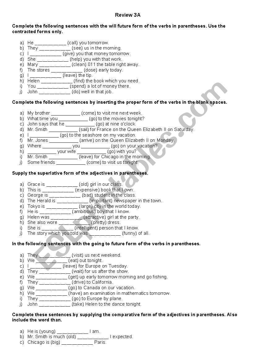 Exercises To Be And Do Does Esl Worksheet By Wr Idiomas - exercises to be and do does worksheet