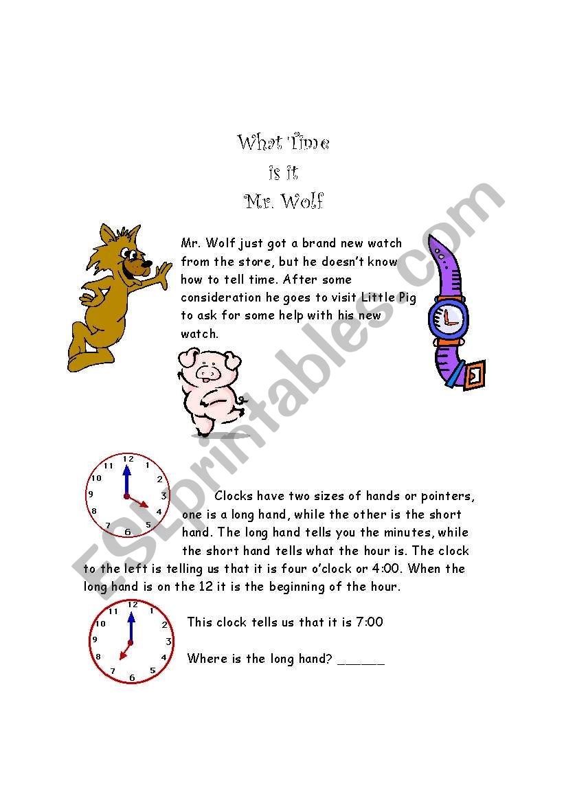 Time worksheet