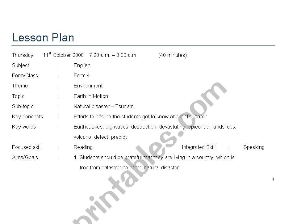 Earthin motion  worksheet