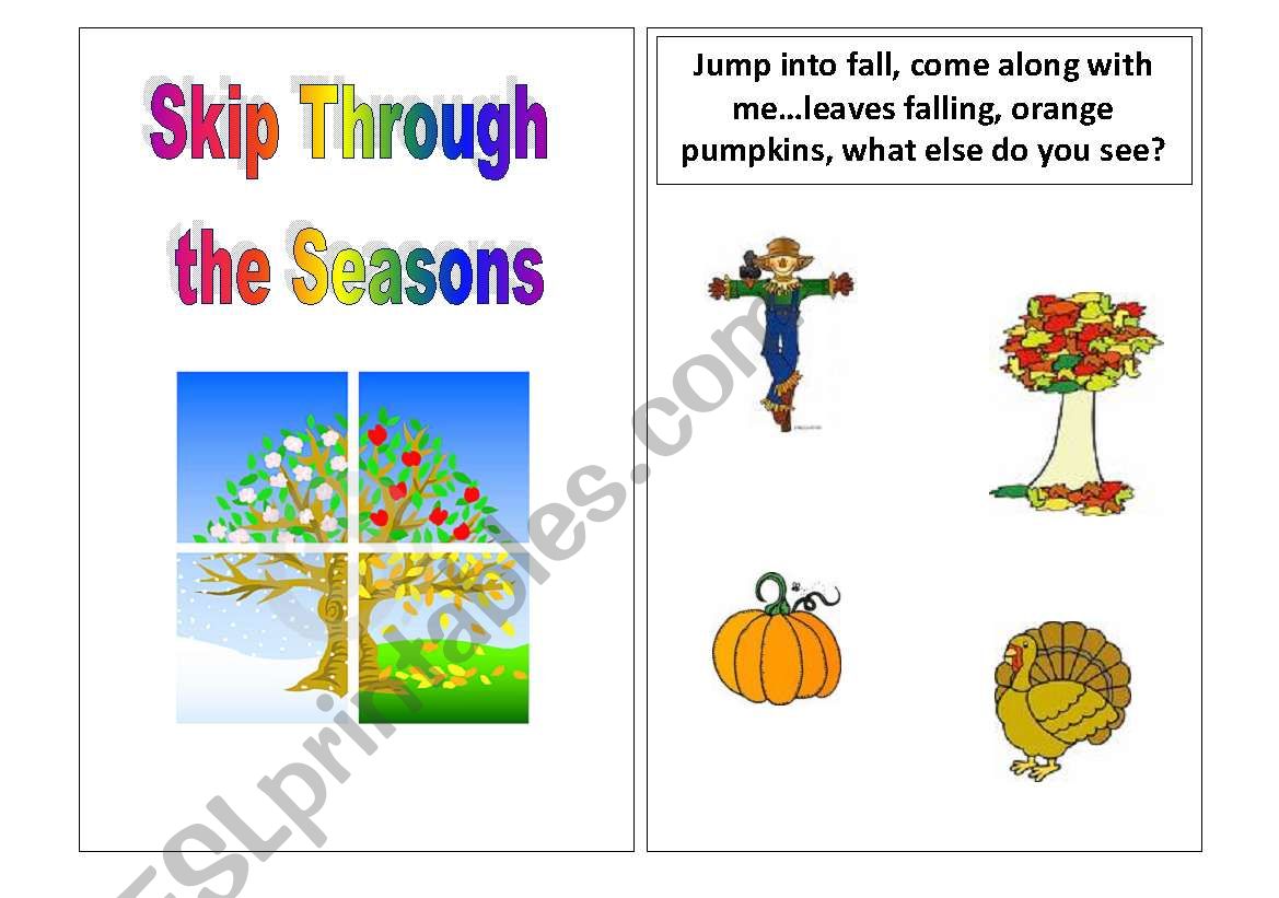 4 Seasons Book worksheet