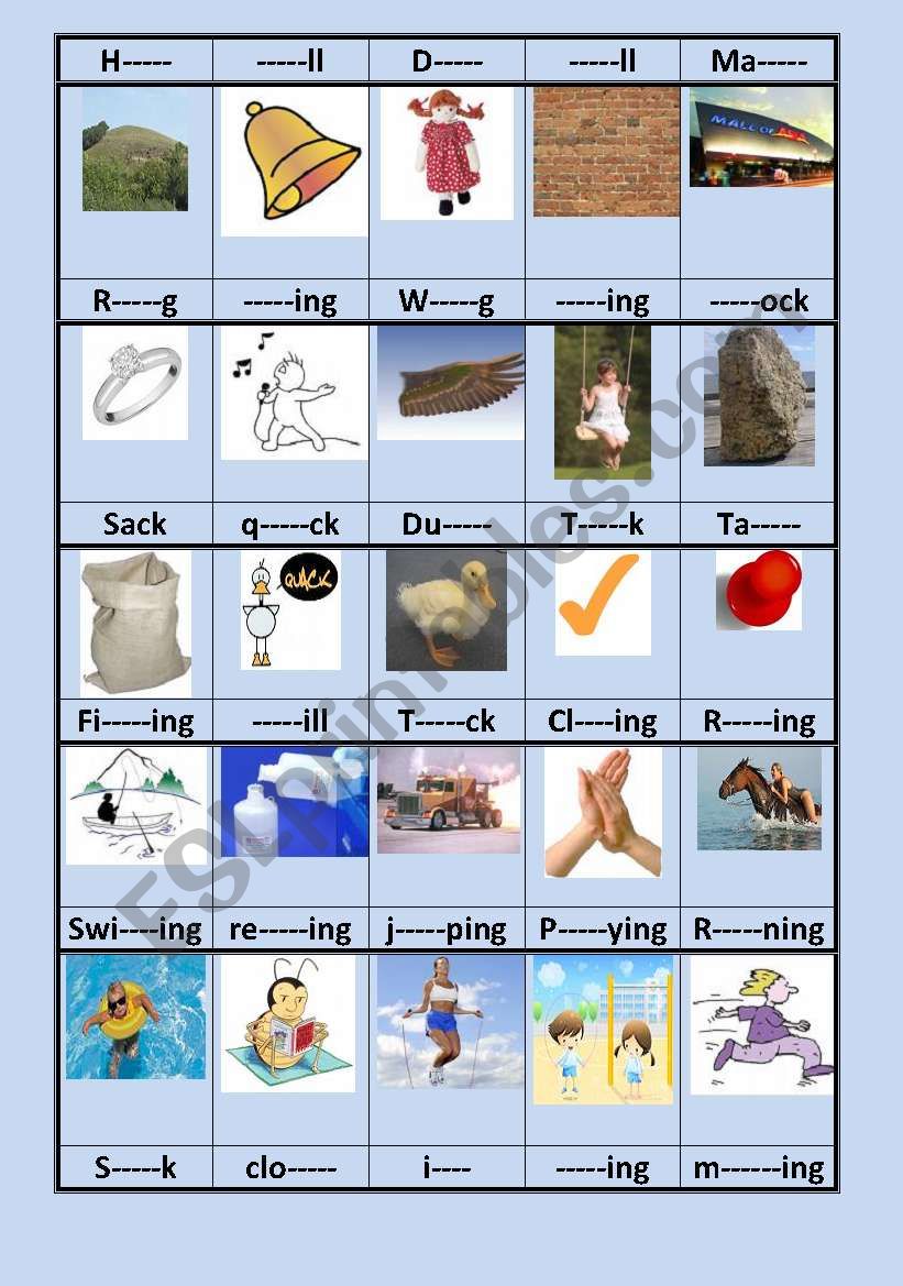 phonics worksheet