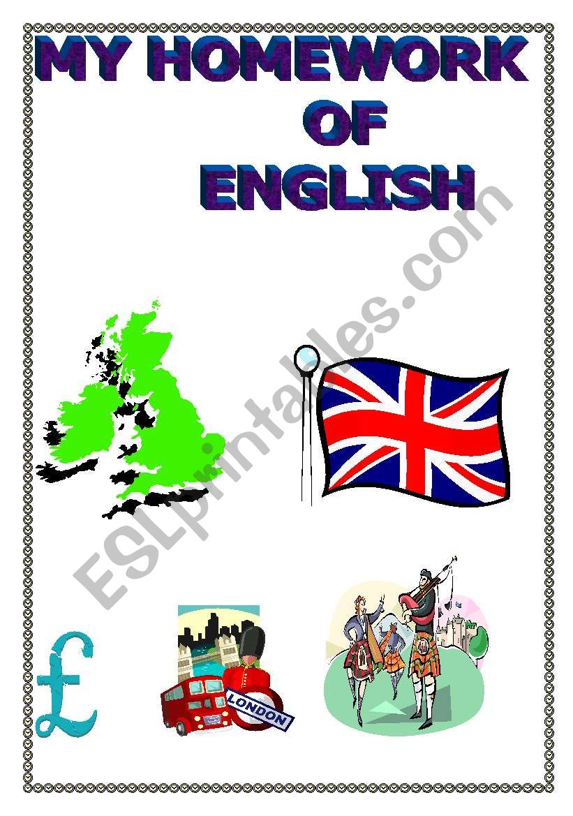 homework in british english