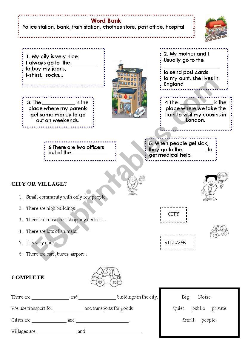 COMMUNITY worksheet