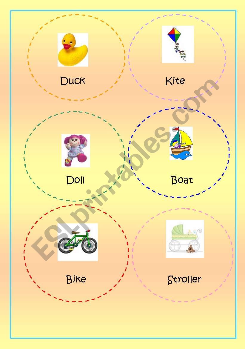 toys worksheet