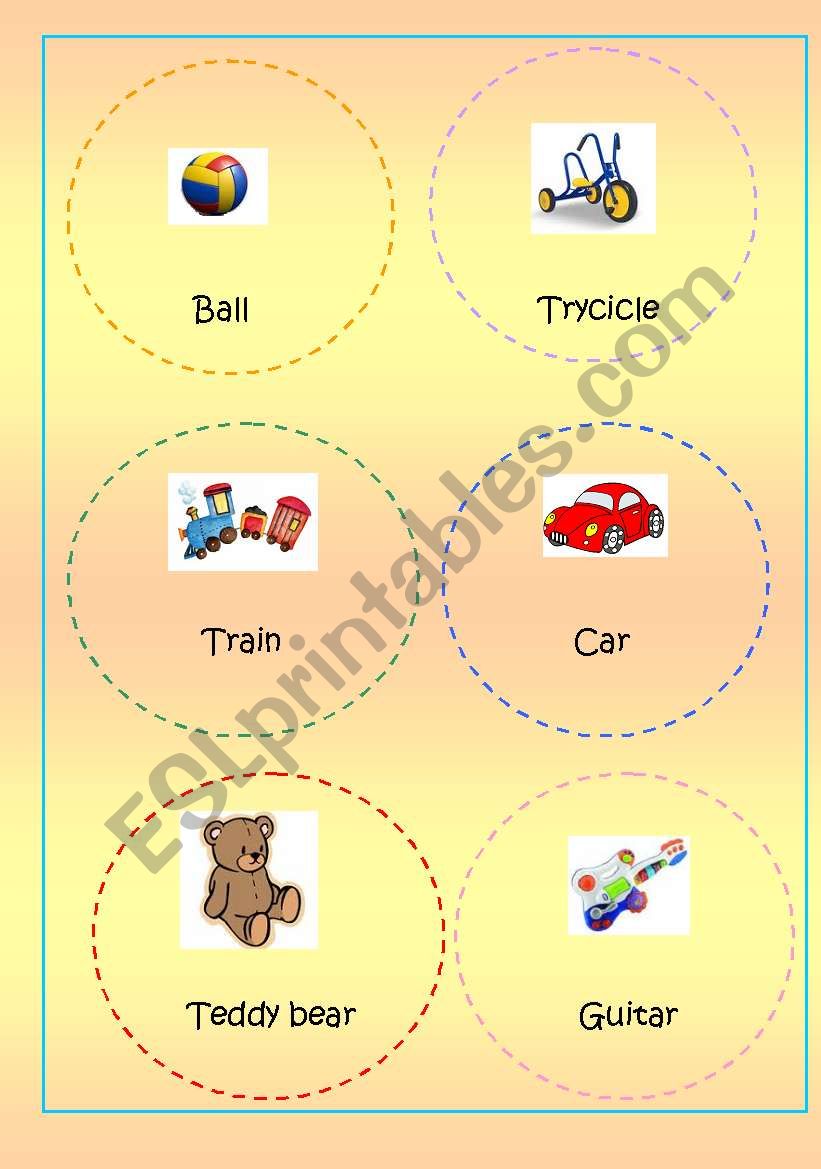 TOYS PART 2 worksheet