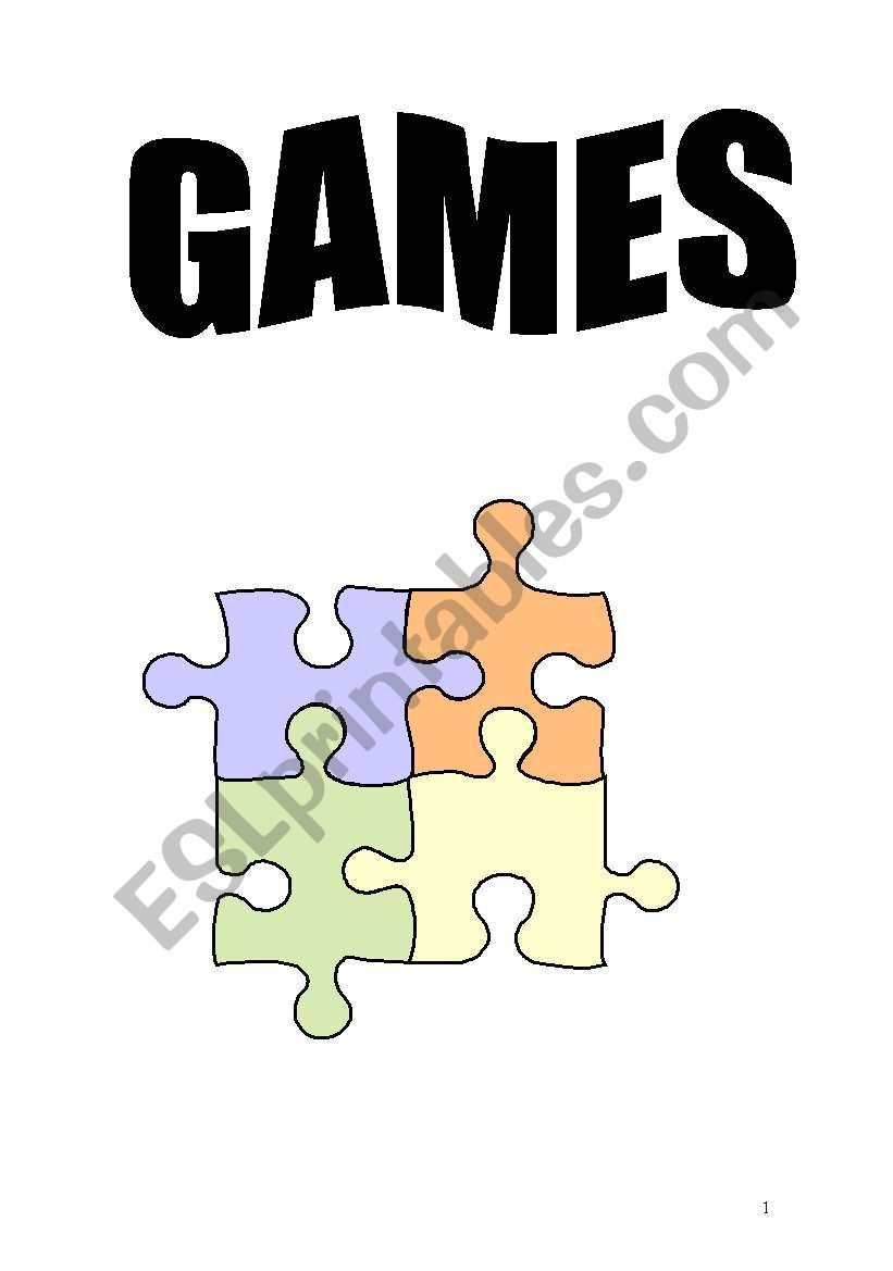 english games worksheet