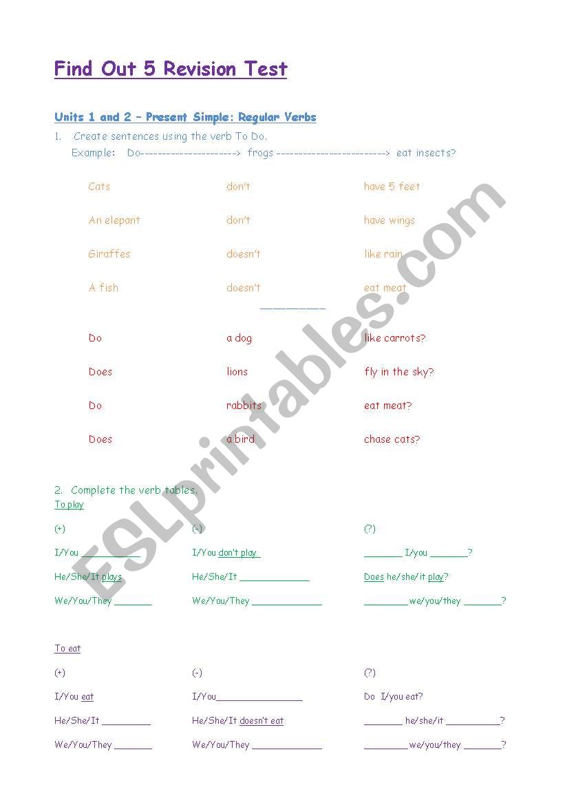 Present Simple, Past Simple, Present Continuous, There is/are, Comparatives - 13 pages!  Fully editable.