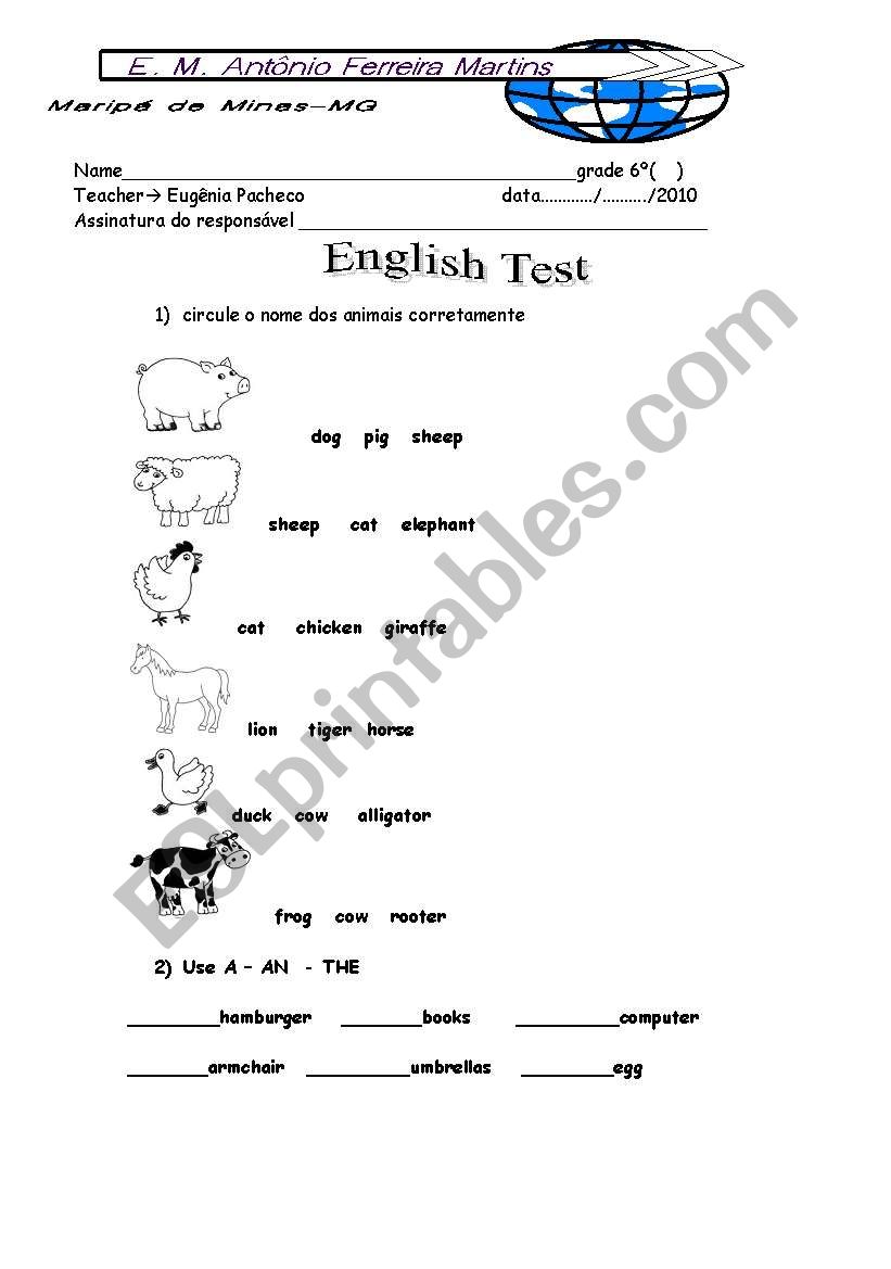 activities for 6th grade in Brazil