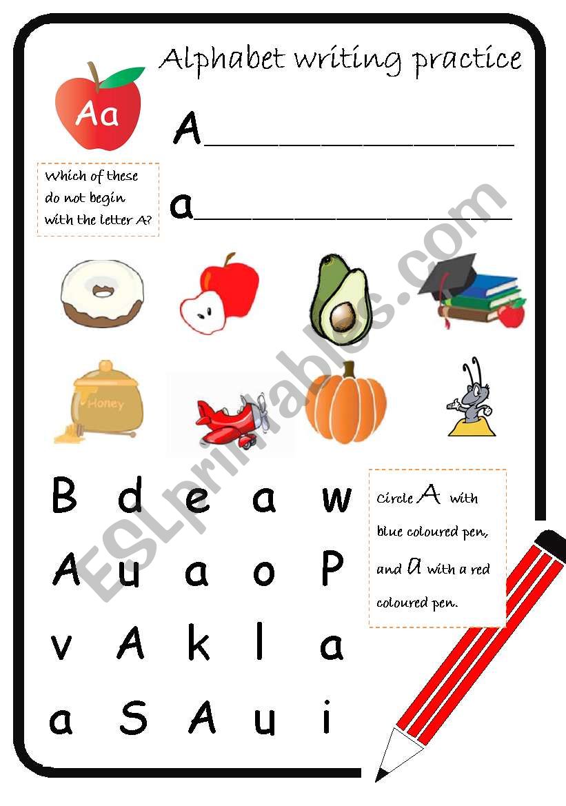 ALPHABET ESL Worksheet By Borna